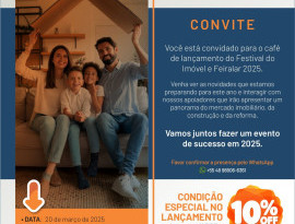 AEMFLO e CDLSJ apoiam lançamento da Feira do Imóvel a Feira Lar